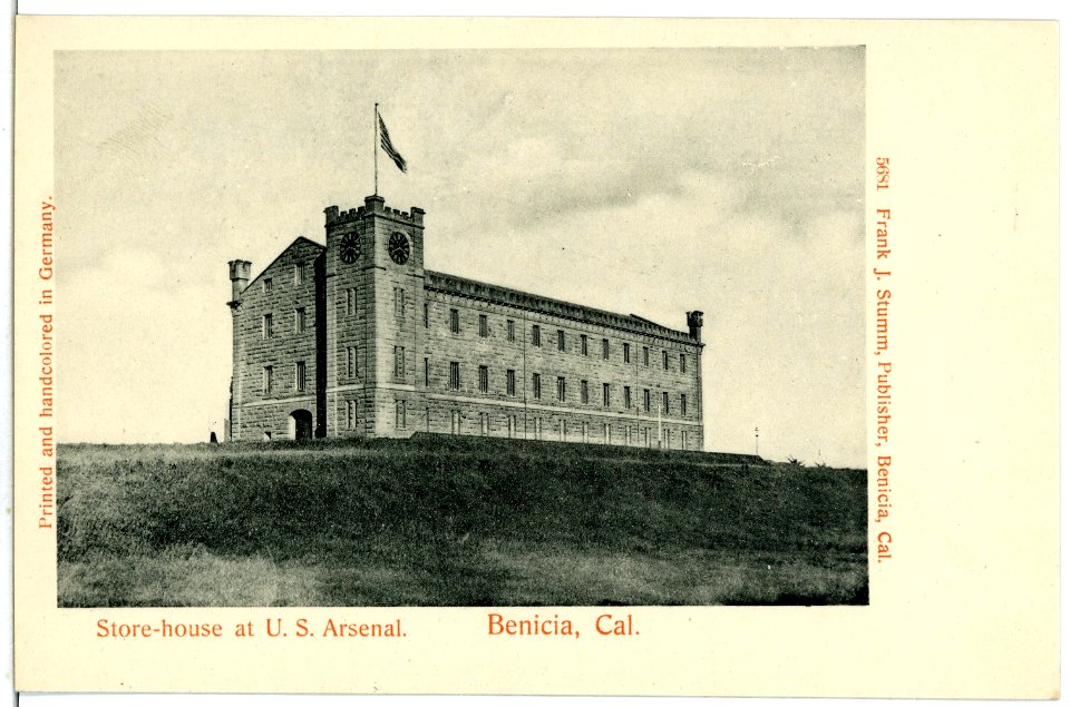 05681-Benicia-1905-Store house at U.S. Arsenal-Brück & Sohn Kunstverlag