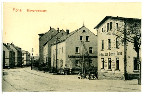 06285-Flöha-1905-Bismarckstraße-Brück & Sohn Kunstverlag