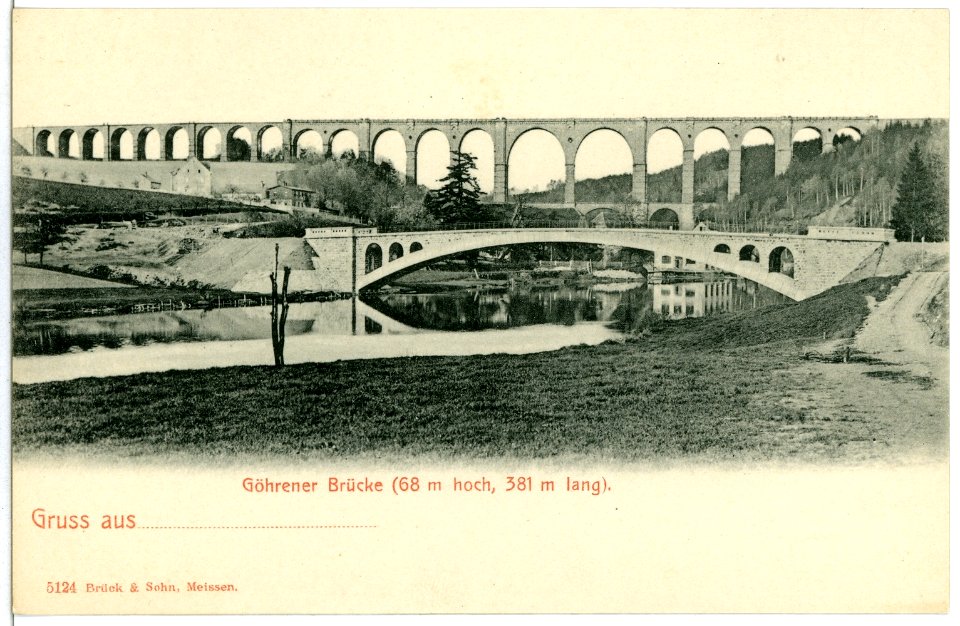 05124-Göhren (Wechselburg)-1904-Göhrener Brücke-Brück & Sohn Kunstverlag