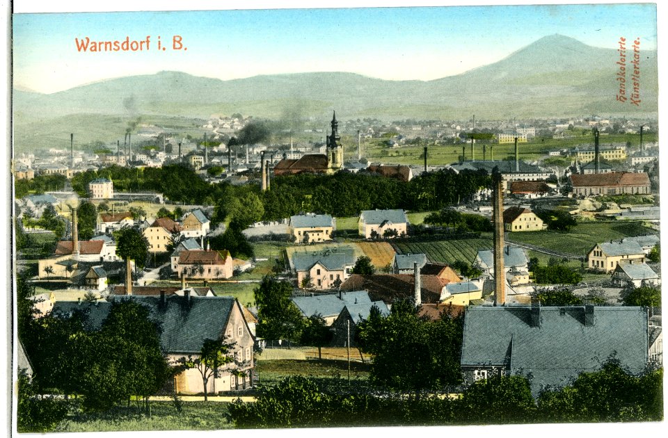 06463-Warnsdorf-1905-Blick über Warnsdorf-Brück & Sohn Kunstverlag