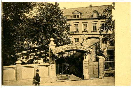 05163-Freiberg-1904-Bairischer Garten-Brück & Sohn Kunstverlag