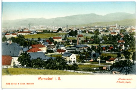 06465-Warnsdorf-1905-Blick über Warnsdorf-Brück & Sohn Kunstverlag