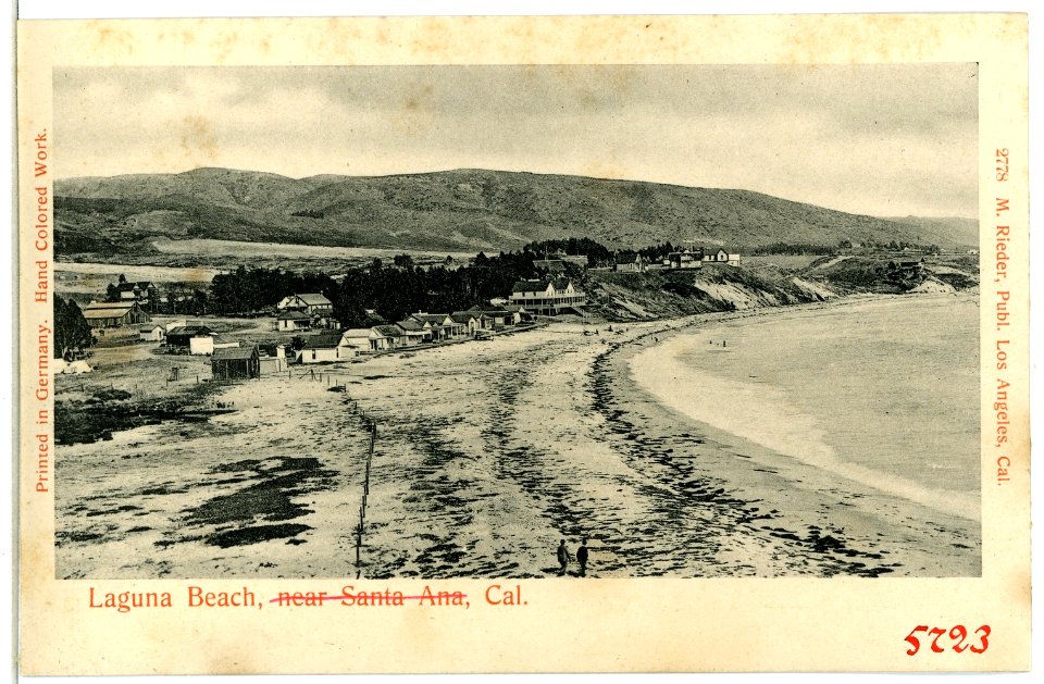 05723-Santa Ana-1905-Laguna Beach, near Santa Ana, Cal.-Brück & Sohn Kunstverlag