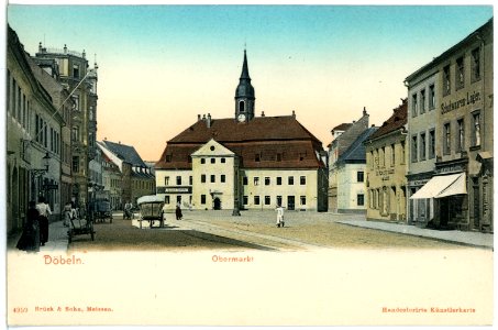 04959-Döbeln-1903-Obermarkt-Brück & Sohn Kunstverlag