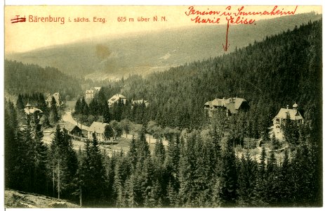06323-Bärenburg-1905-Blick auf Tal Bärenburg, Pension Marie Elise-Brück & Sohn Kunstverlag