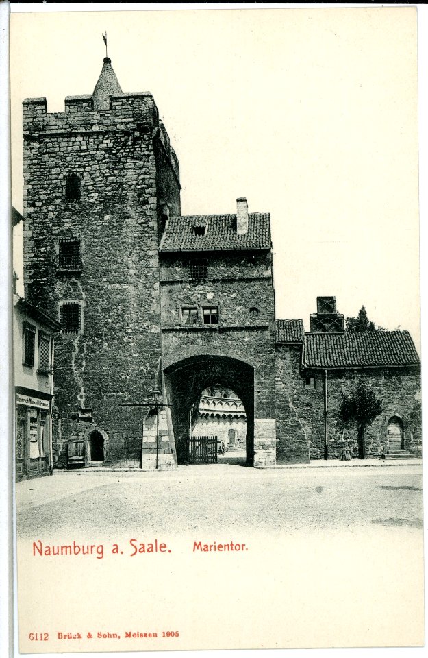 06112-Naumburg-1905-Marientor-Brück & Sohn Kunstverlag