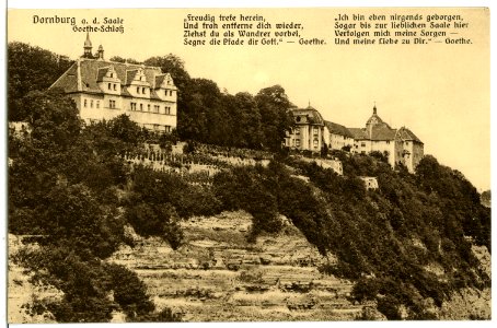 06098-Dornburg-1905-Goethe - Schloß-Brück & Sohn Kunstverlag