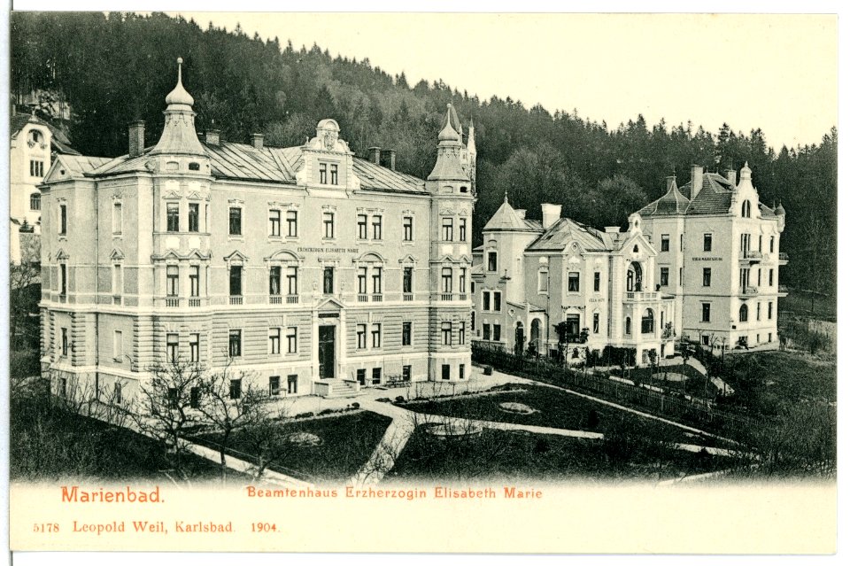 05178-Marienbad-1904-Beamtenhaus Erzherzogin Elisabeth Marie-Brück & Sohn Kunstverlag