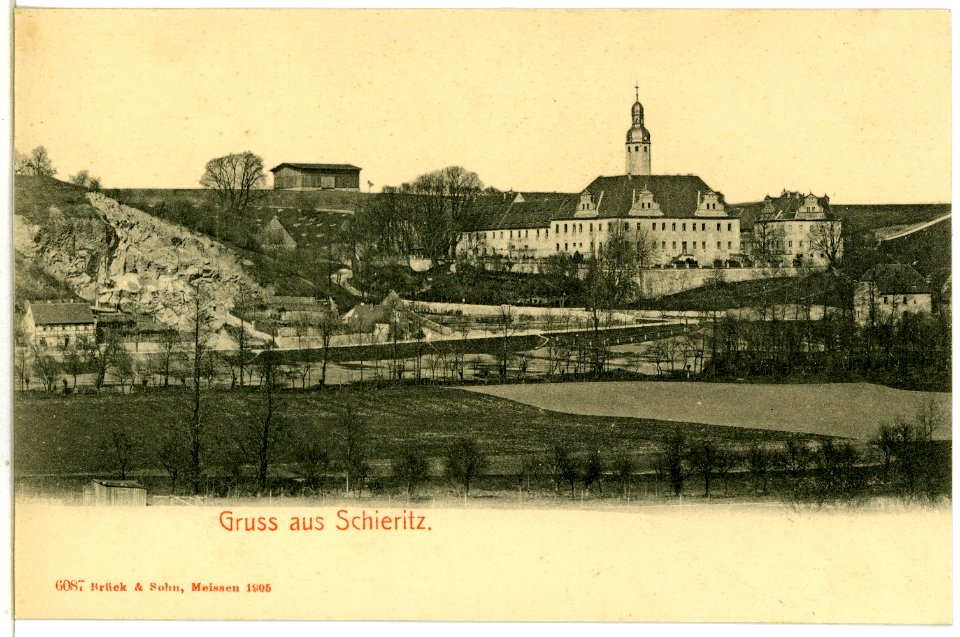 06087-Schieritz-1905-Schloß mit Rittergut-Brück & Sohn Kunstverlag