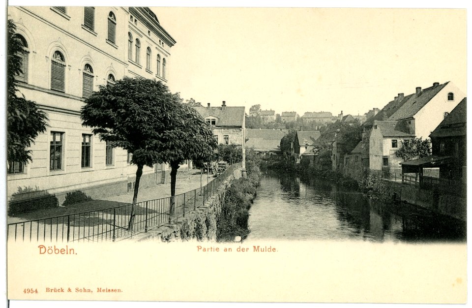 04954-Döbeln-1903-An der Mulde-Brück & Sohn Kunstverlag