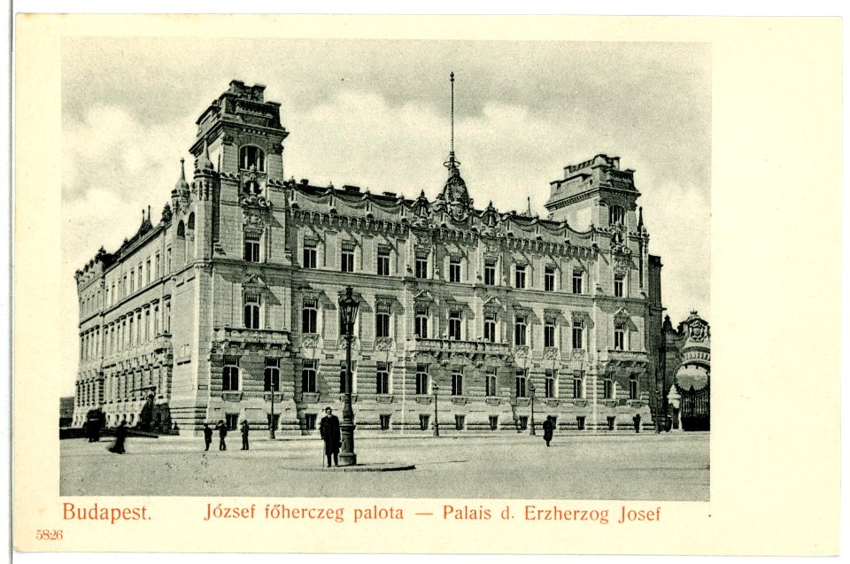 05826-Budapest-1905-Palais des Erzherzog Josef-Brück & Sohn Kunstverlag