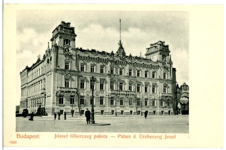 05826-Budapest-1905-Palais des Erzherzog Josef-Brück & Sohn Kunstverlag