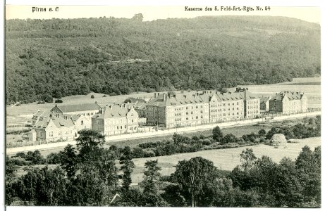 05886-Pirna-1905-Kaserne der Feld-Artillerie-Regiment Nr. 64-Brück & Sohn Kunstverlag