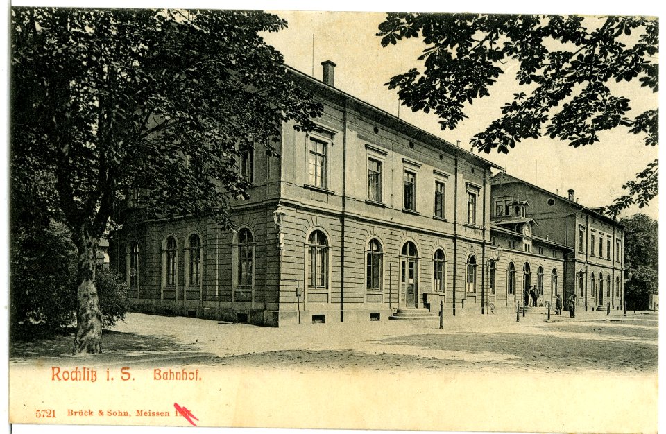 05721-Rochlitz-1905-Bahnhof-Brück & Sohn Kunstverlag
