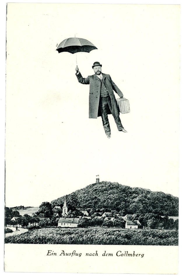 05085-Collmberg-1904-Blick zum Collmberg - Fliegender Mann-Brück & Sohn Kunstverlag