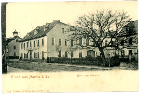 05000-Hartha-1903-Hotel zum Schwan-Brück & Sohn Kunstverlag