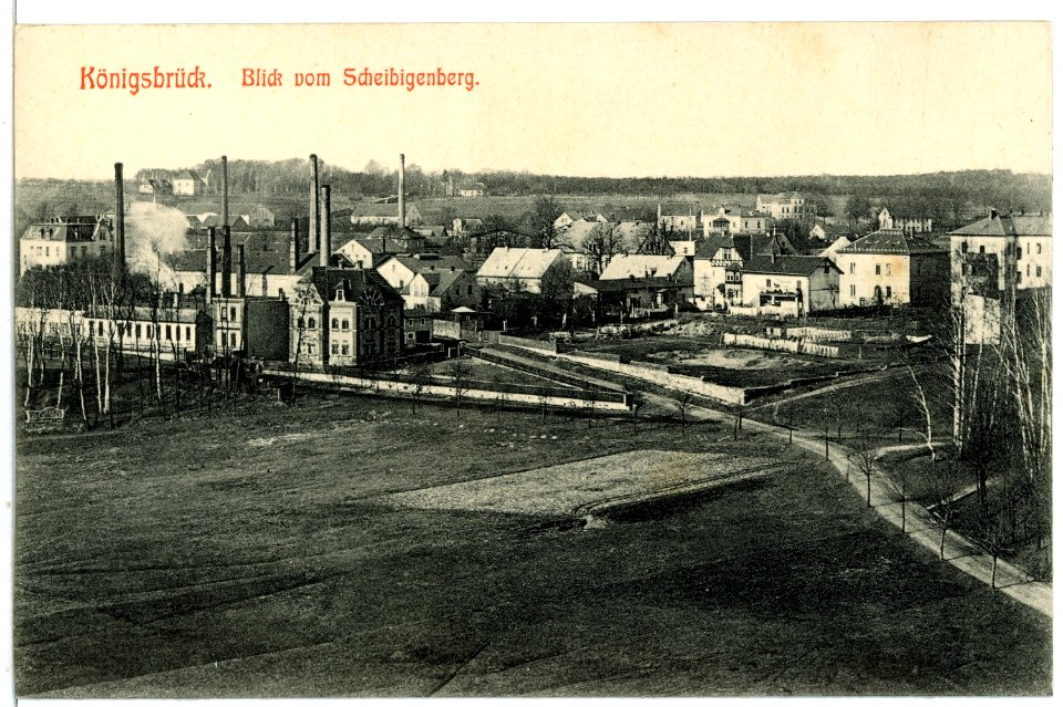 06452-Königsbrück-1905-Blick vom Scheibigenberg auf die Stadt-Brück & Sohn Kunstverlag