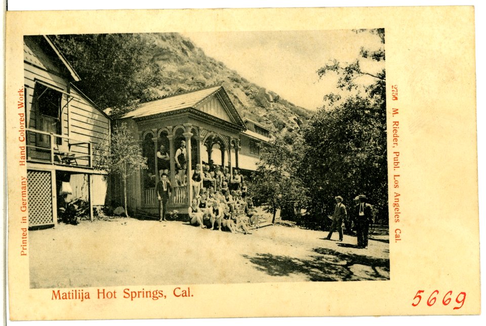 05669-Hot Springs-1905-Matilija Hot Springs, California-Brück & Sohn Kunstverlag