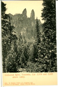 04918-Yosemite-1903-Cathedral Spires-Brück & Sohn Kunstverlag