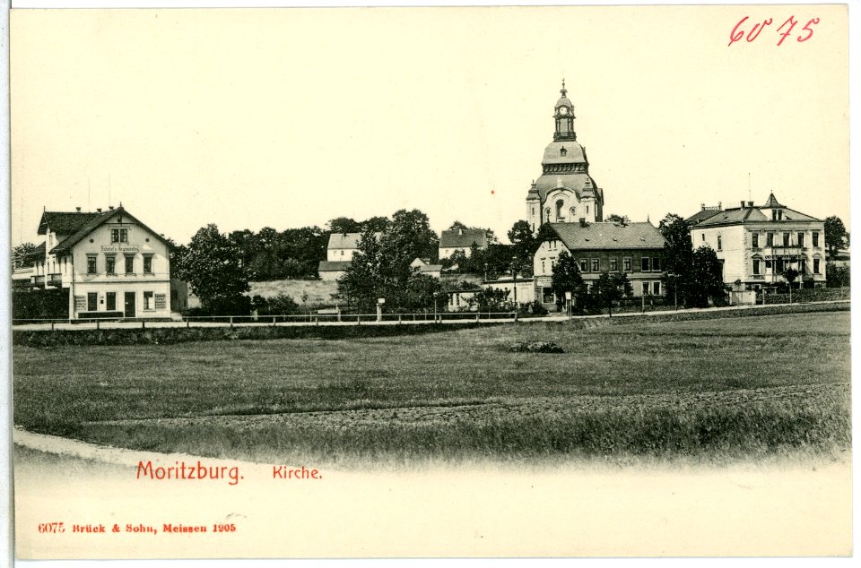 06075-Moritzburg-1905-Kirche-Brück & Sohn Kunstverlag