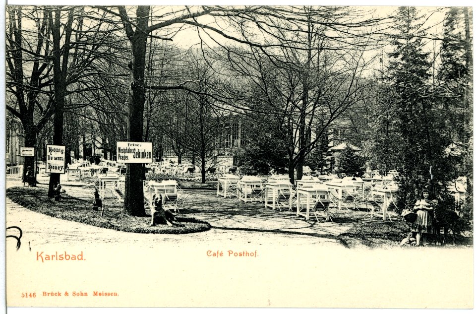 05146-Karlsbad-1904-Cafe Posthof-Brück & Sohn Kunstverlag