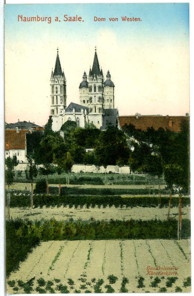 06106-Naumburg-1905-Dom von Westen-Brück & Sohn Kunstverlag