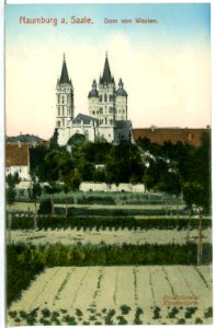 06106-Naumburg-1905-Dom von Westen-Brück & Sohn Kunstverlag