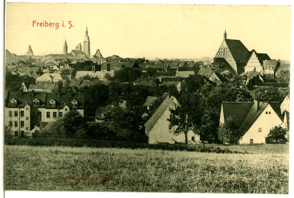 06035-Freiberg-1905-Blick auf Freiberg-Brück & Sohn Kunstverlag