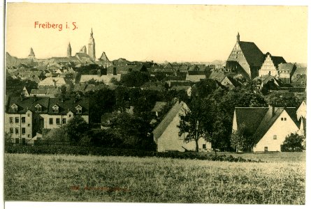 06035-Freiberg-1905-Blick auf Freiberg-Brück & Sohn Kunstverlag