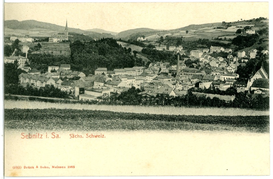 06060-Sebnitz-1905-Blick nach Sebnitz-Brück & Sohn Kunstverlag