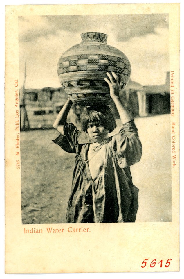 05615--1904-Indian. Water Carrier-Brück & Sohn Kunstverlag