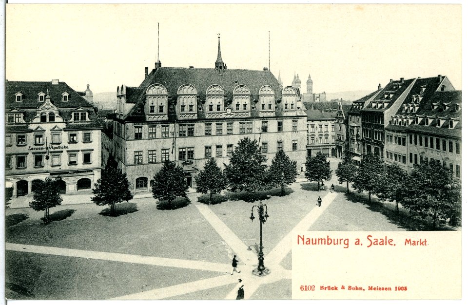 06102-Naumburg-1905-Markt-Brück & Sohn Kunstverlag