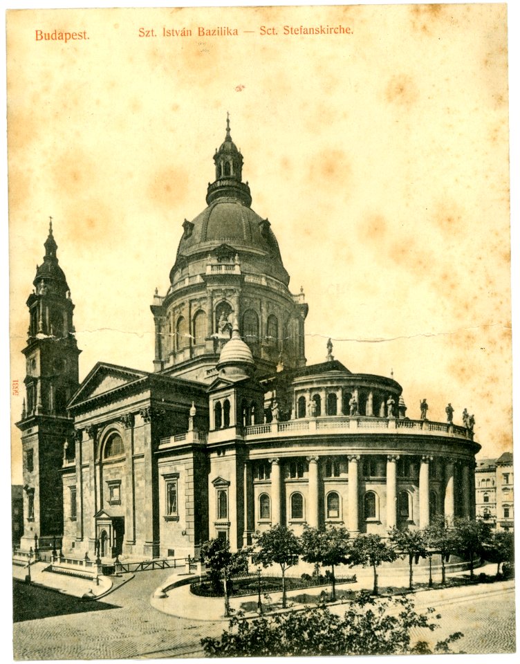 05631-Budapest-1904-Stefanskirche-Brück & Sohn Kunstverlag