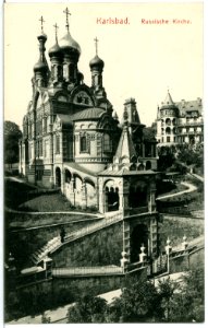 06030-Karlsbad-1905-Russische Kirche-Brück & Sohn Kunstverlag