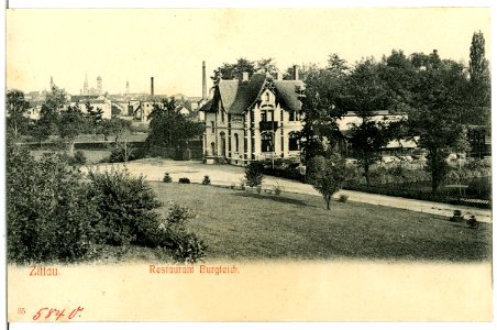 05840-Zittau-1905-Restaurant Burgteich-Brück & Sohn Kunstverlag