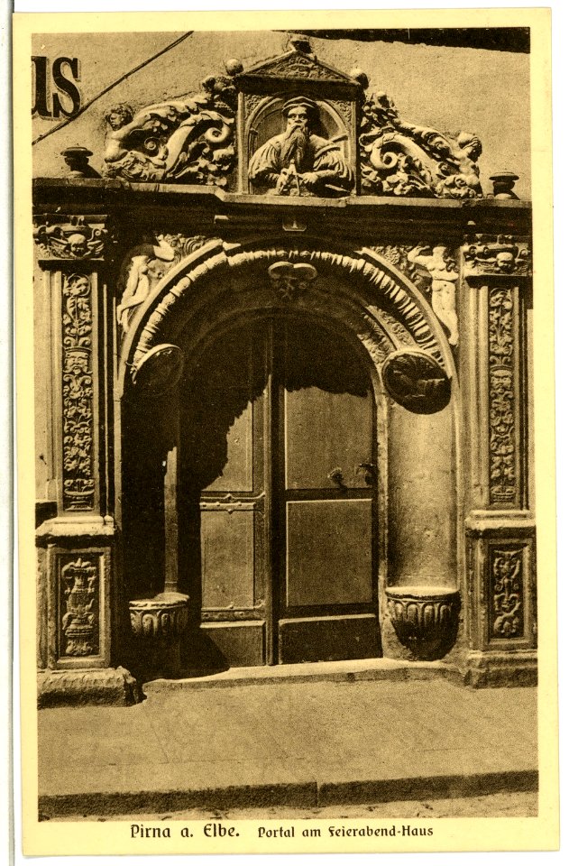 05933-Pirna-1905-Portal am Feierabendhaus-Brück & Sohn Kunstverlag