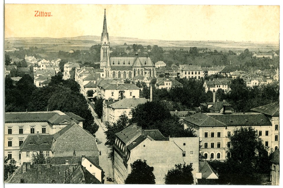 05833-Zittau-1905-Blick auf Zittau-Brück & Sohn Kunstverlag