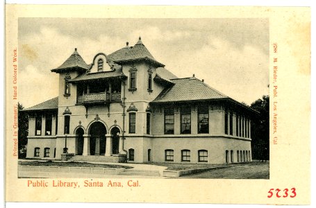 05733-Santa Ana-1905-Public Library-Brück & Sohn Kunstverlag
