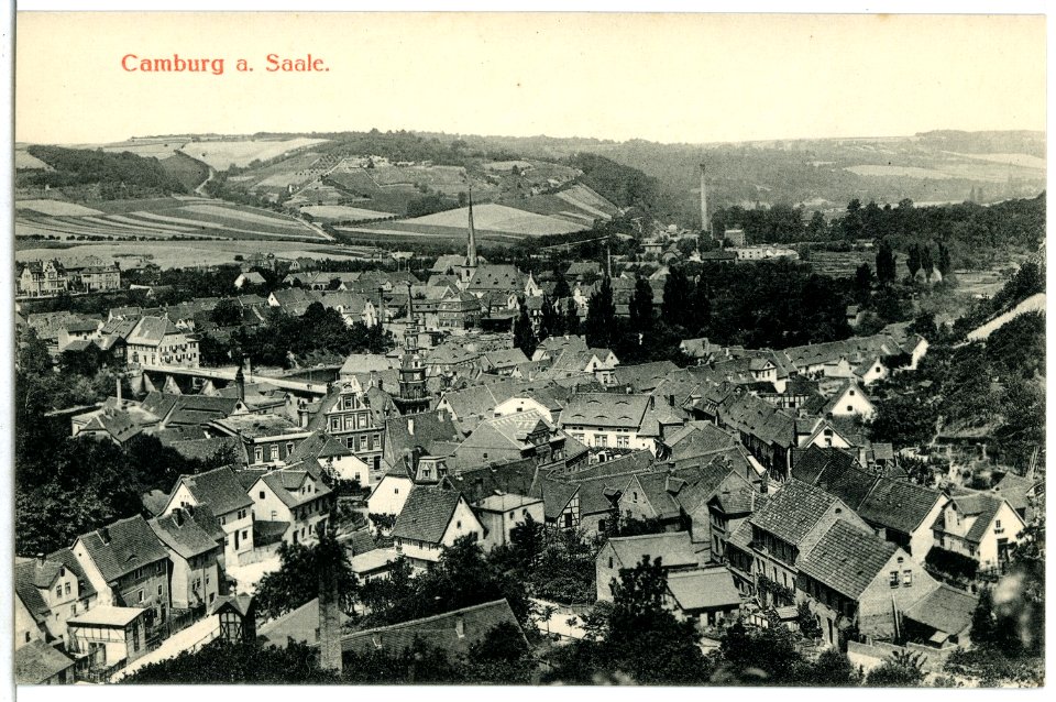 05808-Camburg-1905-Blick auf die Stadt-Brück & Sohn Kunstverlag
