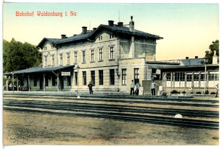 05221-Waldenburg-1904-Bahnhof-Brück & Sohn Kunstverlag