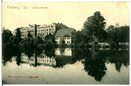 06045-Freiberg-1905-Justizgebäude-Brück & Sohn Kunstverlag