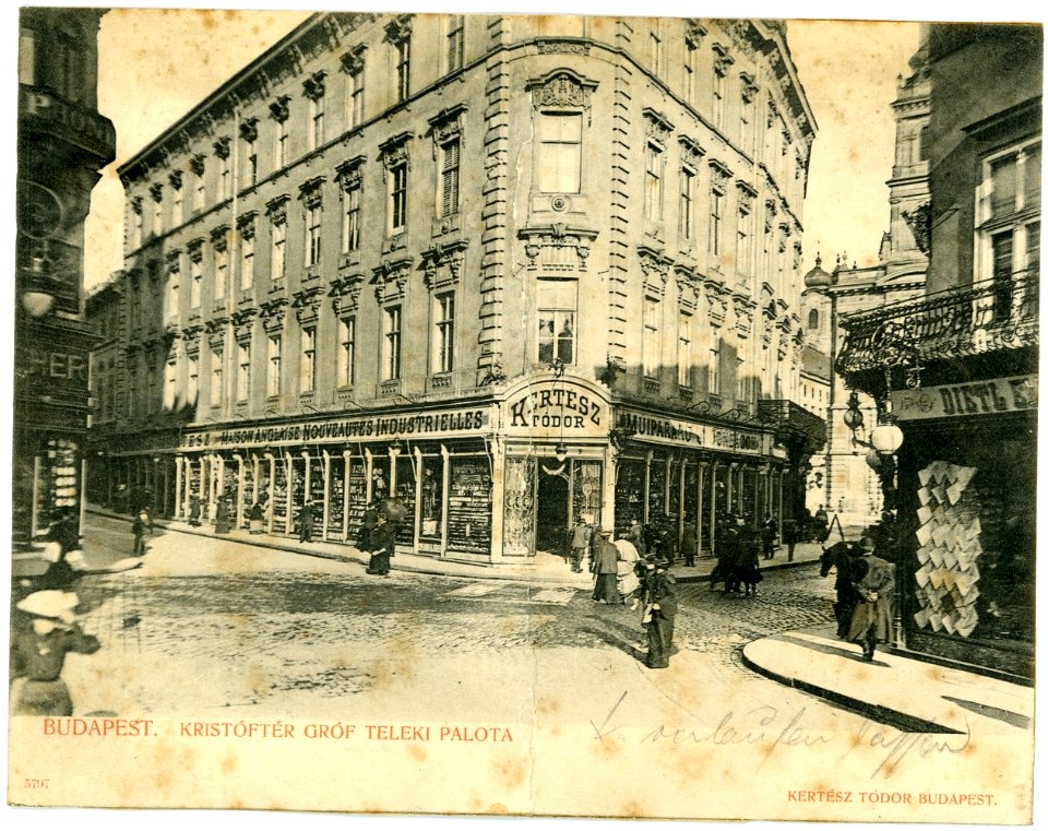 05797-Budapest-1905-Kristofter Grof Teleki Palota-Brück & Sohn Kunstverlag