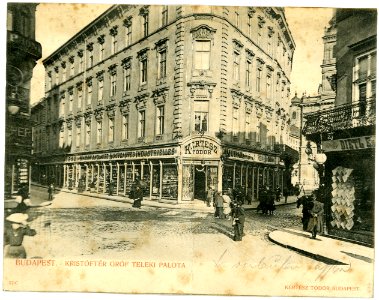 05797-Budapest-1905-Kristofter Grof Teleki Palota-Brück & Sohn Kunstverlag