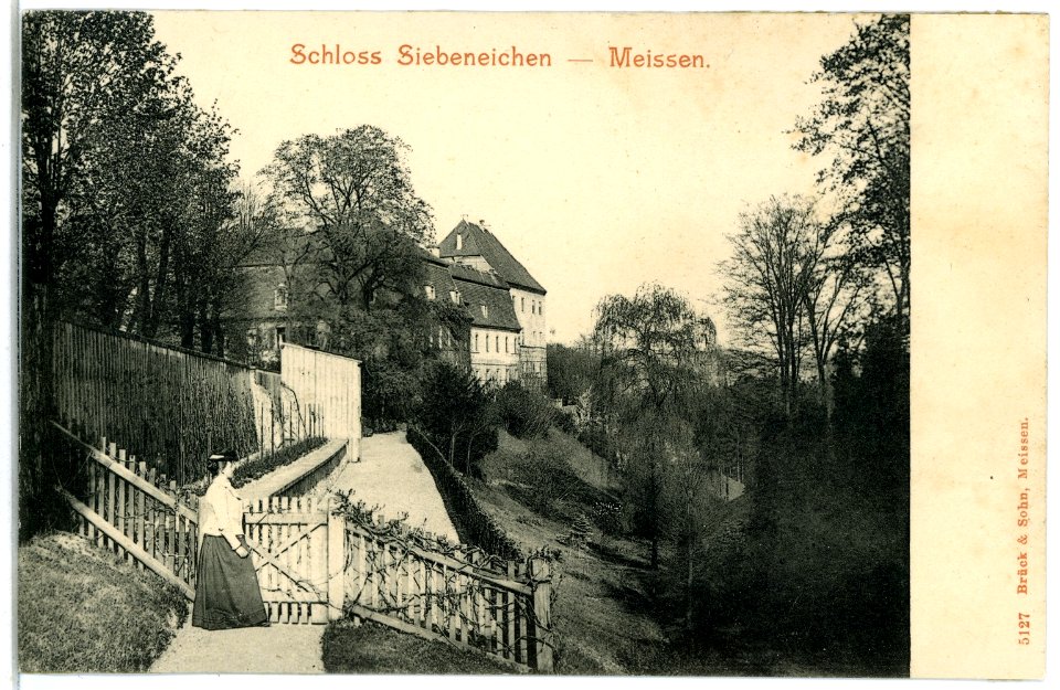 05127-Meißen-1904-Schloß Siebeneichen-Brück & Sohn Kunstverlag