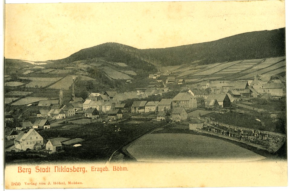 05850-Niklasberg-1905-Blick auf die Stadt-Brück & Sohn Kunstverlag