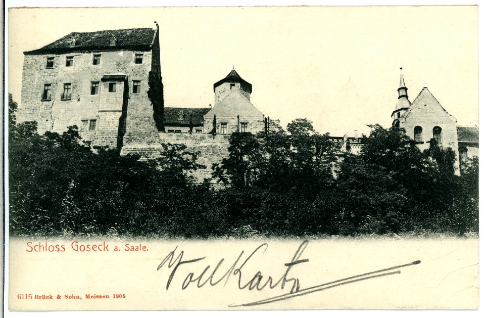 06116-Goseck-1905-Schloß-Brück & Sohn Kunstverlag