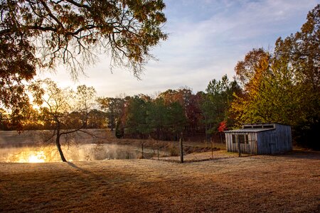 Landscape autumn country