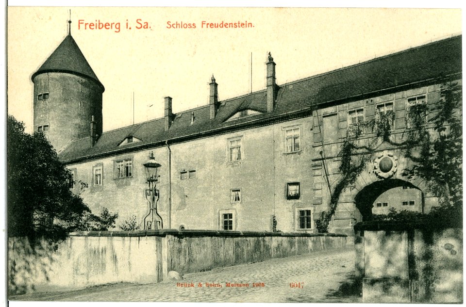 06047-Freiberg-1905-Schloß Freudenstein-Brück & Sohn Kunstverlag