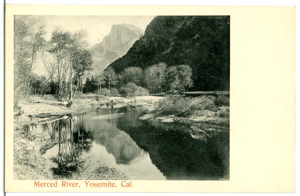 04925-Yosemite-1903-Merced River-Brück & Sohn Kunstverlag