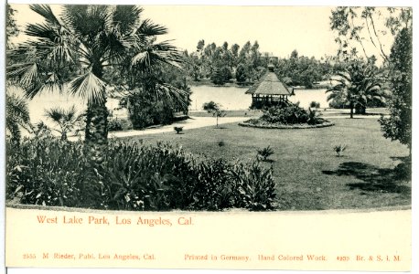 04939-Los Angeles-1903-West Lake Park Los Angeles-Brück & Sohn Kunstverlag photo